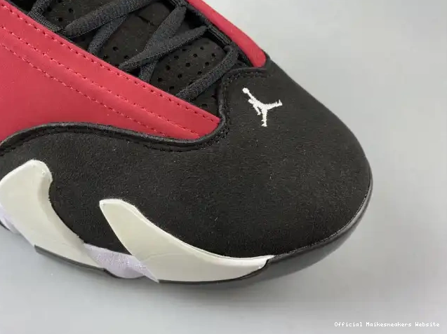 Official Maikesneakers RETRO 487471-006 TORO RED JORDAN 14 AIR GYM 0405